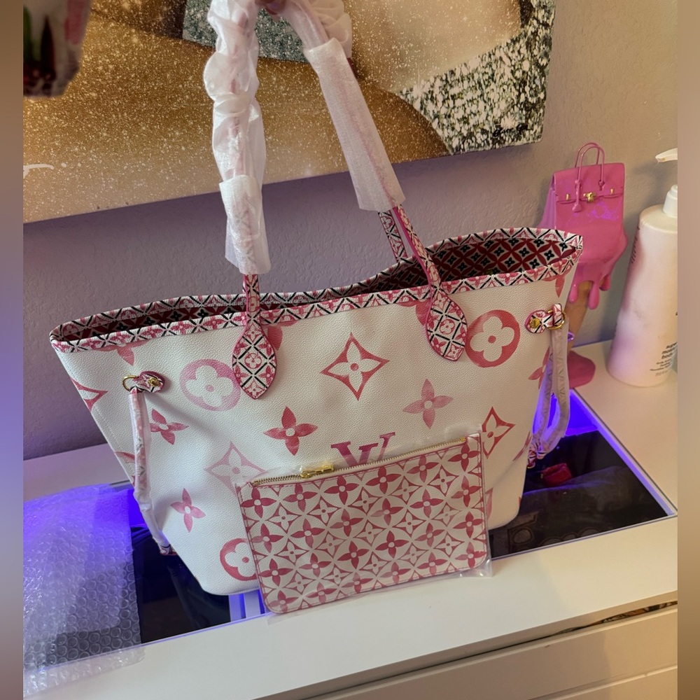 Pink Tote Bag